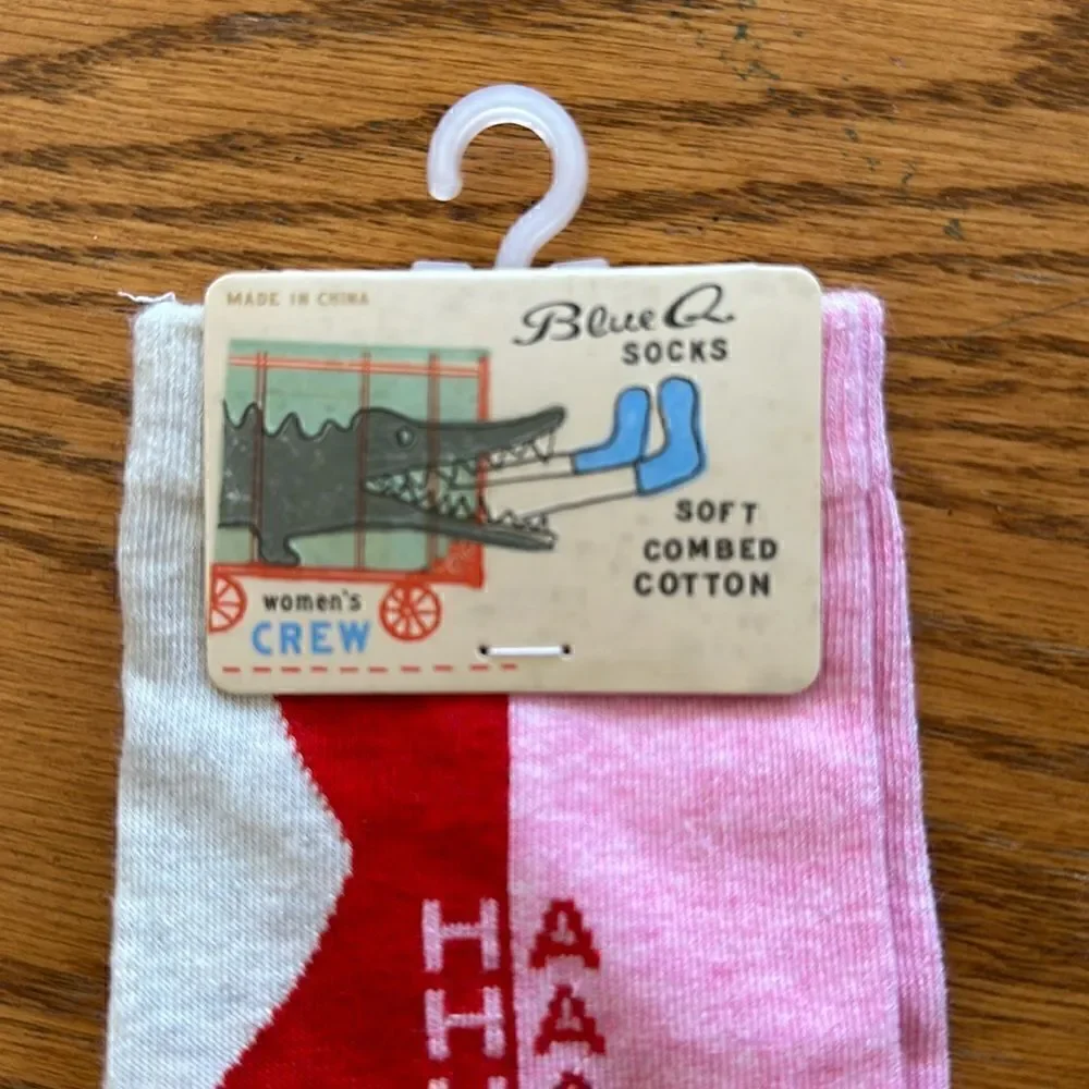 Socks Blue Q Women’s Cotton Crew Free Time